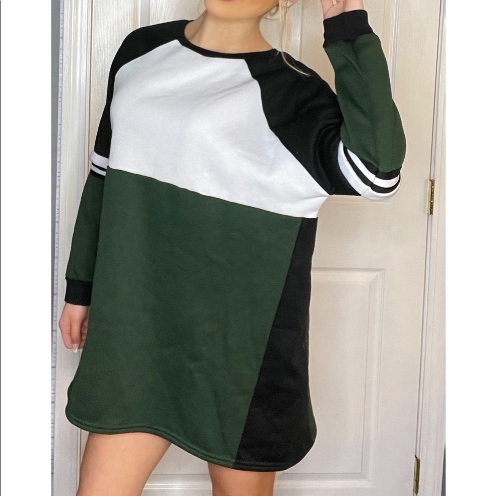 @prettylittlething oversized sweatshirt dress🙌